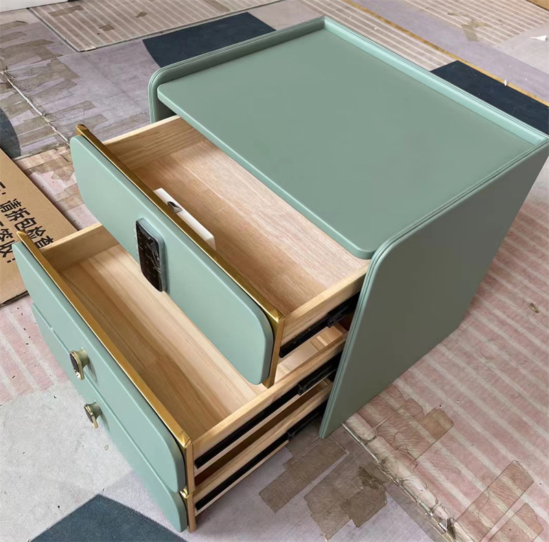 Hotel Nightstand with Gold Legs | Commercial Bedside Table Supplier