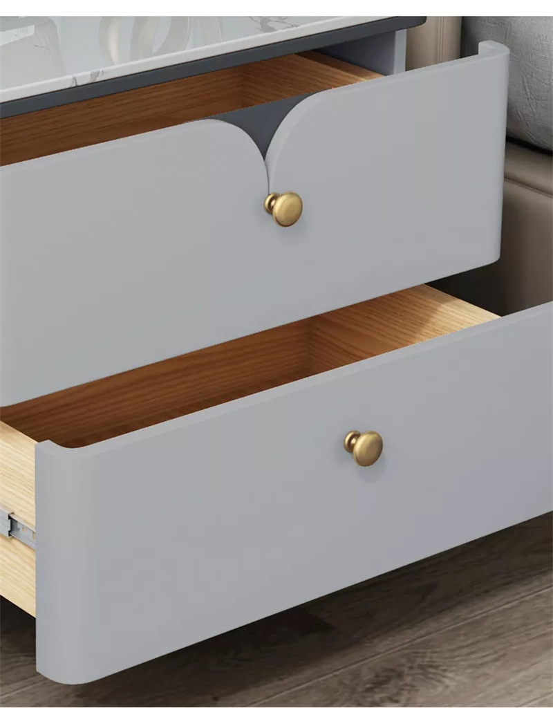 Small Bedside Table with Drawers | Space-Saving Nightstand